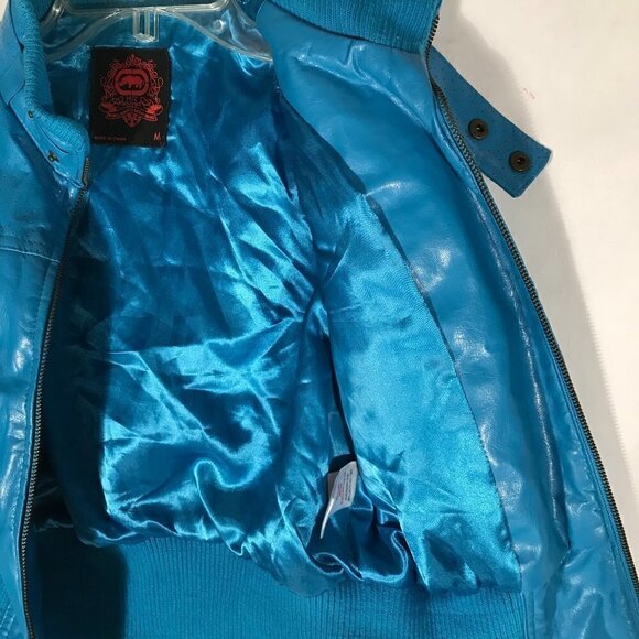 ECKO Women Baby Blue Zip Up Jacket - Picture 10 of 12